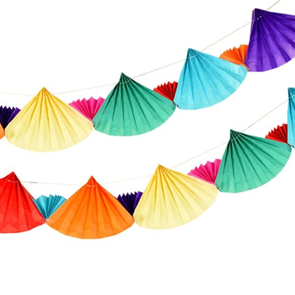Girlande Papier "Double Fan" 1 Stk, 4m