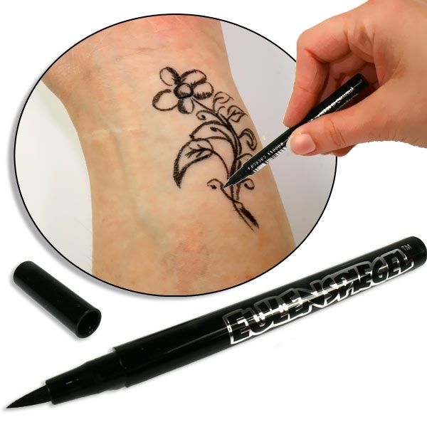 Tattoo Stift Schwarz Eulenspiegel