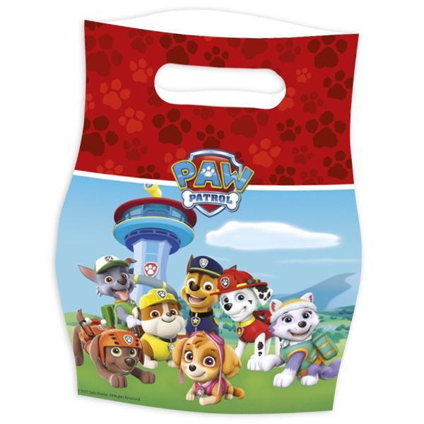 Paw Patrol Tütchen, 6 Stk, 16cmx23cm