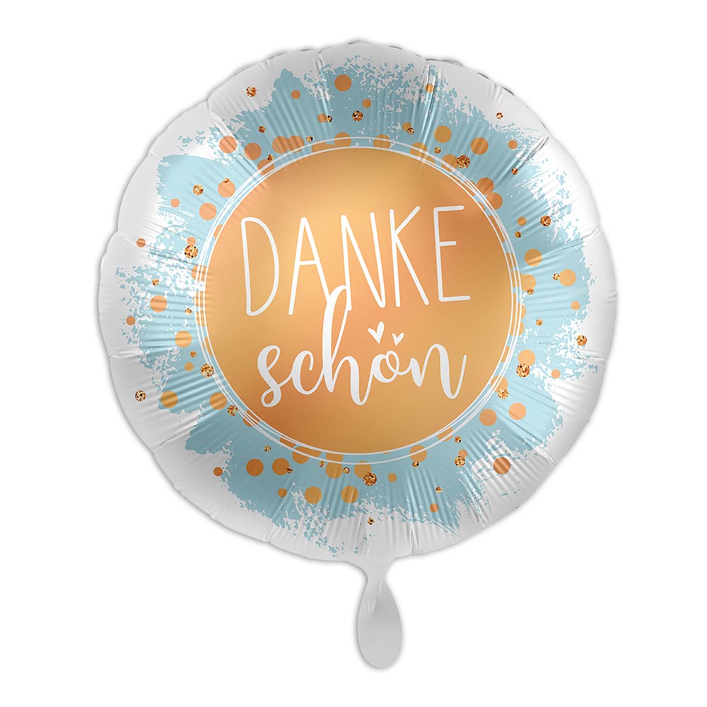 "Dankeschön", Folienballon rund Ø 34 cm