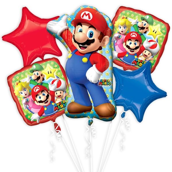 "Super Mario" Ballon-Set, 5-teilig