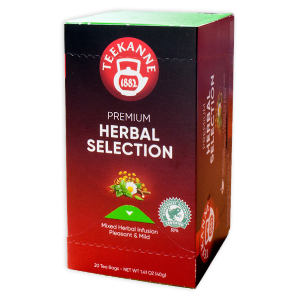 Premium Kräutertee-Mischung "Herbal Selection" 8 Kräuter, 20 Beutel