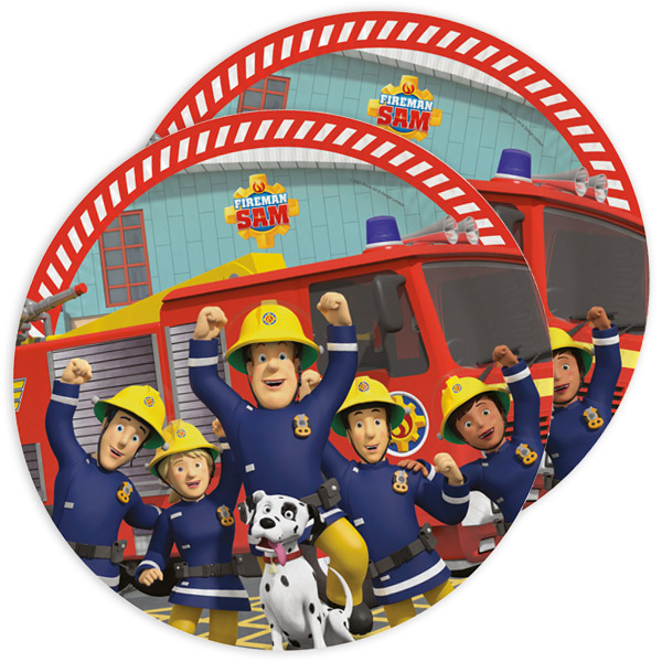 Feuerwehrmann Sam Basic Set, 50-teilig für 8 Kinder