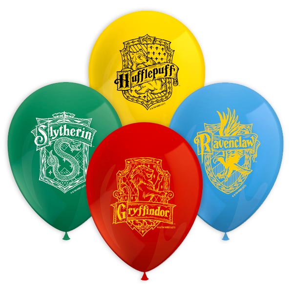 Harry Potter Luftballons, Hogwarts-Motive, 8 Stk., 30cm