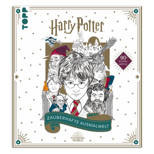 Harry Potter, Zauberhafte Ausmalwelt, 96 Seiten