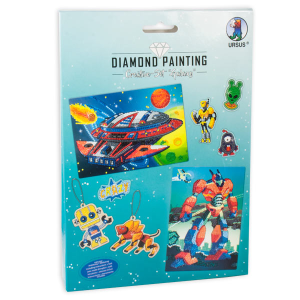 Diamond Painting Kreativset, Galaxy, 13-teilig