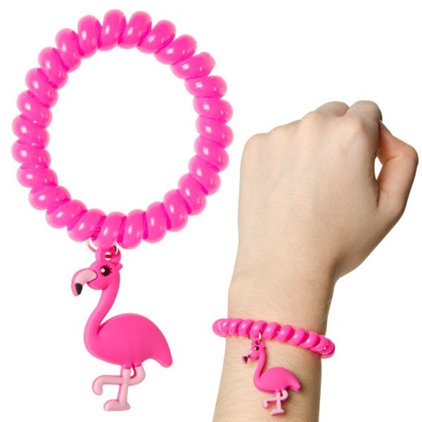 Armband Flamingo, pink, 1 Stk, 5cm