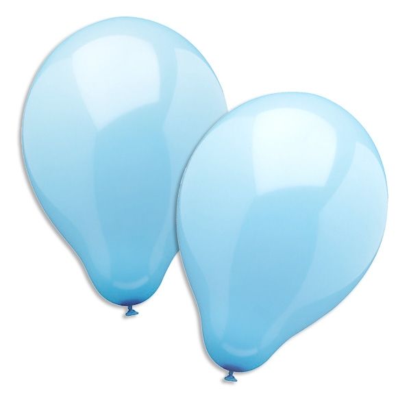Luftballons in Blau, 10er Pack, 25 cm