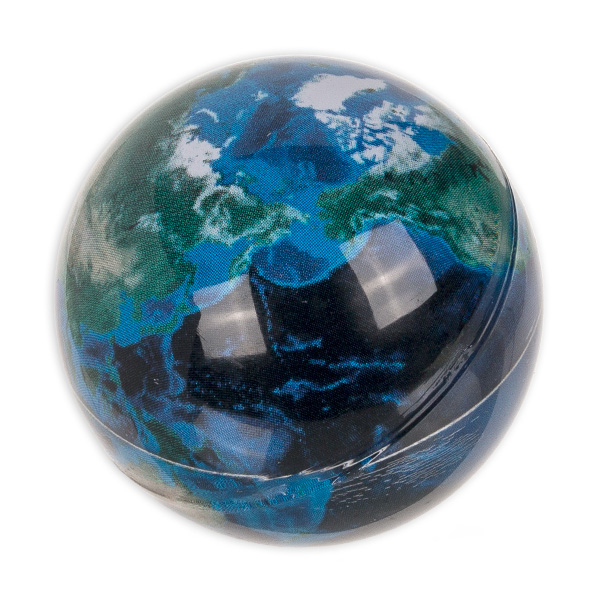 Gleitball „Weltkugel“, unser Planet Erde als kleiner Ball, 42mm