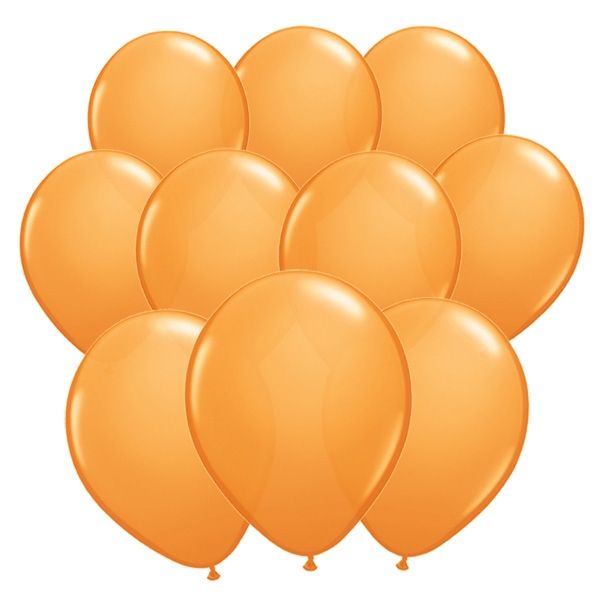 Latexballons, orange, 100er Beutel, 28cm