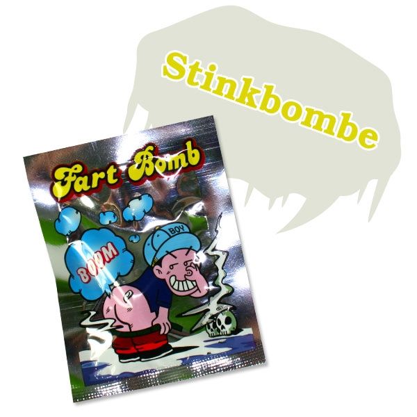 Stinkbombe "PUPS", 1 Stk, explodiert und stinkt, lustiger Scherzartikel