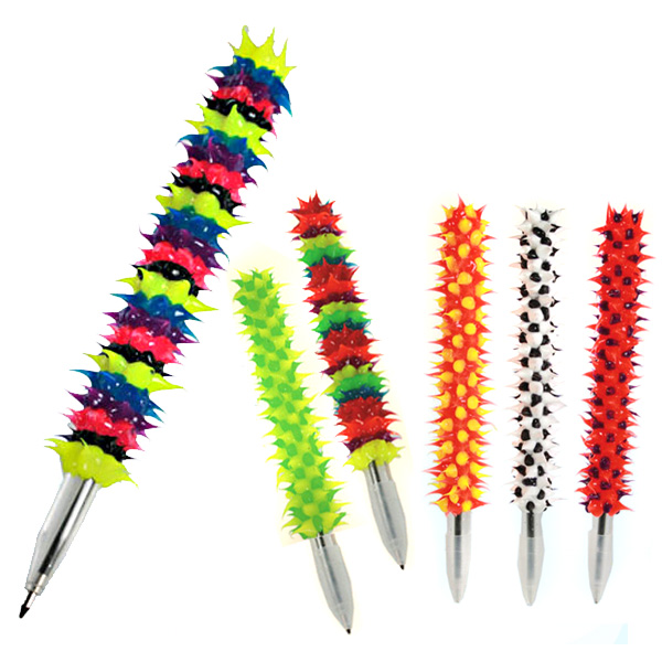 Spiky Kugelschreiber 14,5cm, Kaktus Kugelschreiber mit Stacheln, 1 Stück
