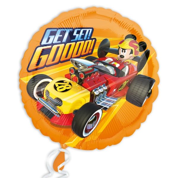Micky Roadster Folienballon Rund, 34cm