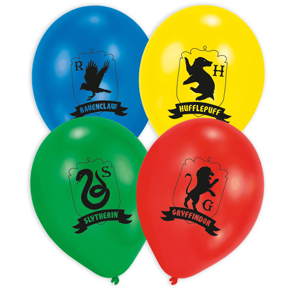 Luftballons "Hogwarts", 6er Pack, Ø 27,5cm