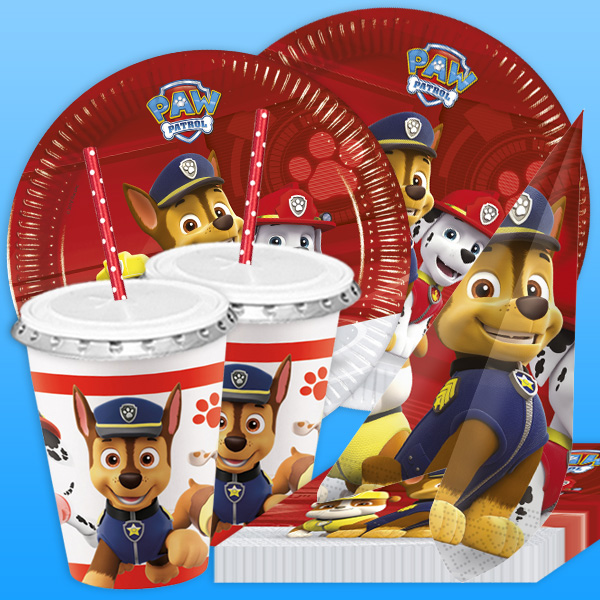 Basic Set "Paw Patrol", 54-teilig für bis zu 8 Kids