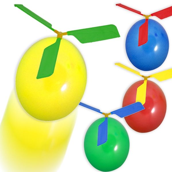 Bastelset für Ballon-Helikopter, mit 2 Ballons