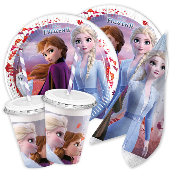 "Frozen 2" Basic Set, 54-teilig für bis zu 8 Kids