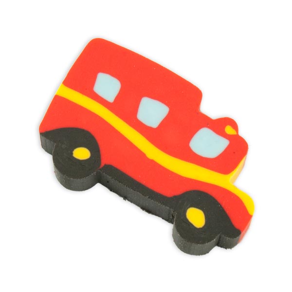 Radiergummi Feuerwehrwagen, 3,5cm x 2,5cm