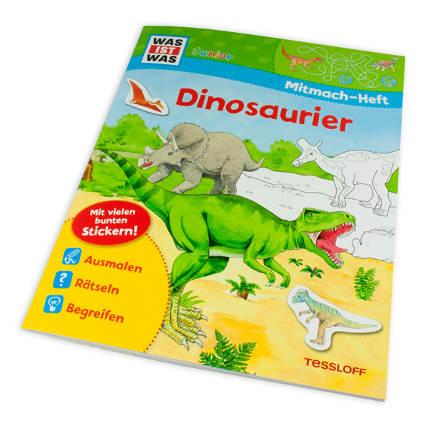 WAS IST WAS-Mitmach-Heft "Dinosaurier"