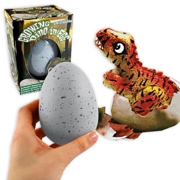 Dino Schlüpf-Ei, cooles Mitgebsel für die Dinoparty, 1 Stück, 10cm
