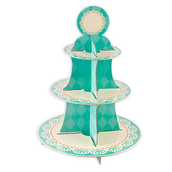 Muffin-Etagere "Tiffany" zum Anbieten von Cup Cakes, 1 Stück