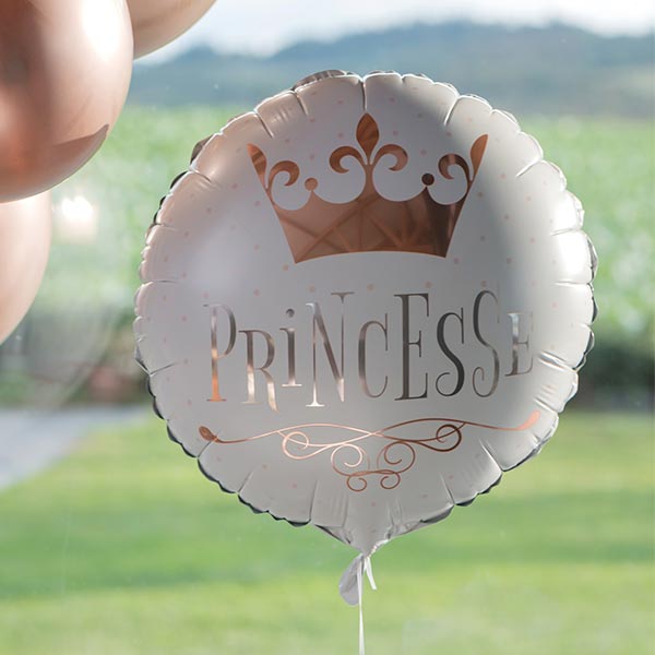 Prinzessin Folienballon, heliumgeeignet, Ø 35cm