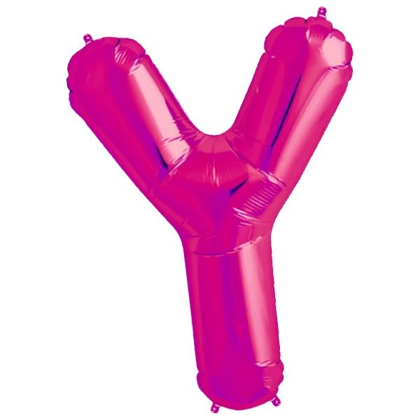 Folienballon Buchstabe Y für Vornamen und Losungen, 41cm