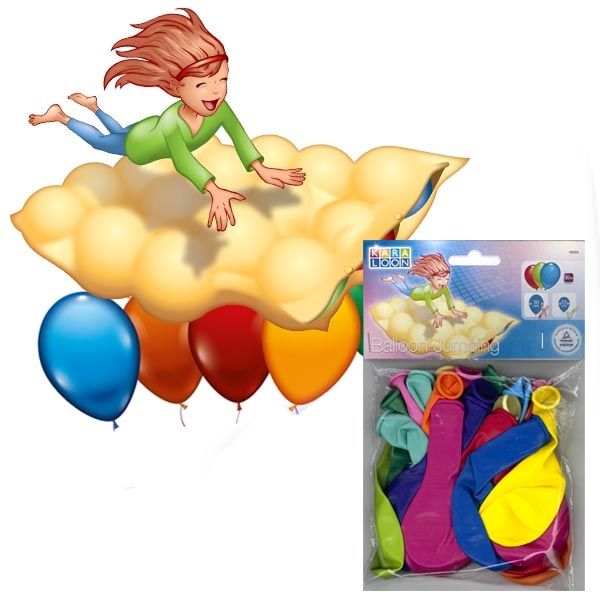 Ballon Jumping-Set, 30 bunte Latexballons, der neue Hüpfspaß f. Kinder