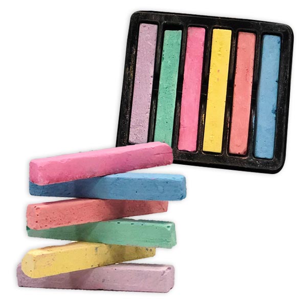 Haarkreide Set in 6 verschiedenen Farben, auswaschbar