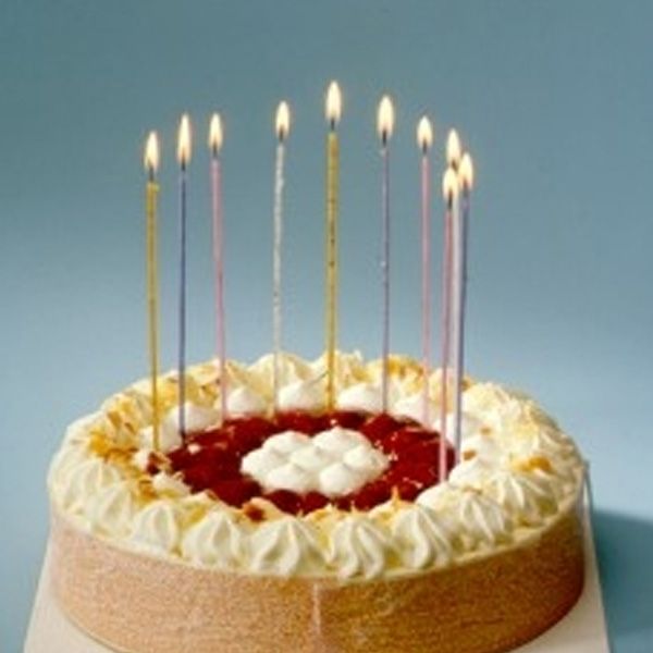 24 Stück Geburtstagskerzen Geburtstags Kuchen Kerzen Dünne