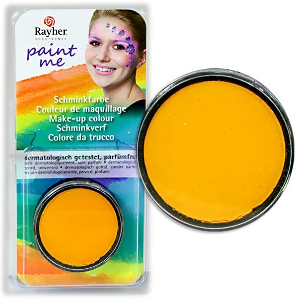 Paint Me - Schminkdose Gelb, sehr gut haftend und deckend, schwitzecht, ergiebig