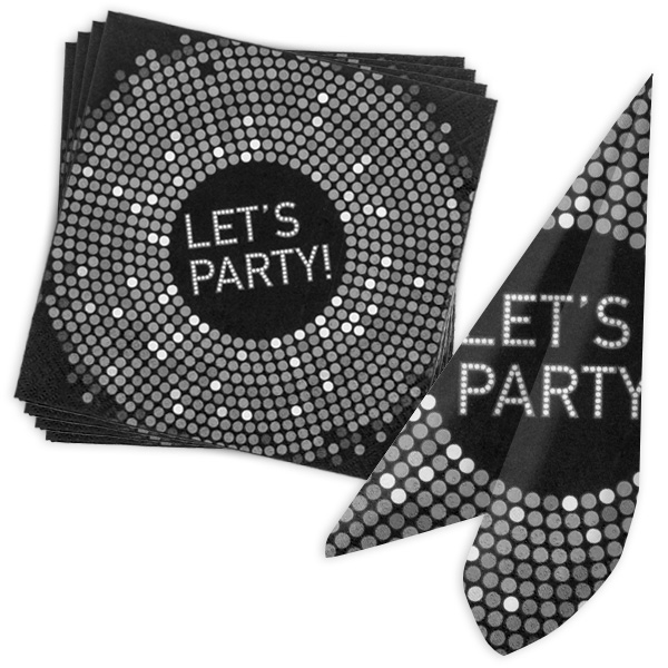 Papierservietten "Lets Party", 20er Pack