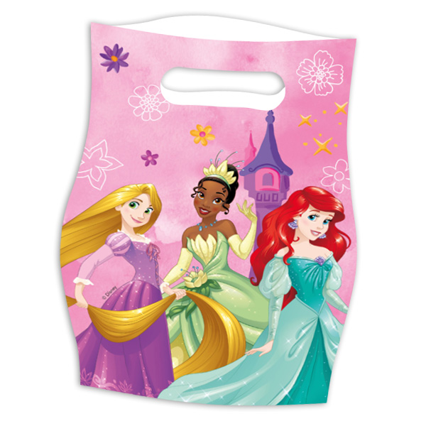 Mitgebseltüten Disney Prinzessinnen, 6 Stk., 16cm x 23cm