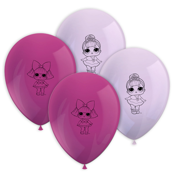 LOL Surprise Luftballons im 8er Pack, Ø30cm