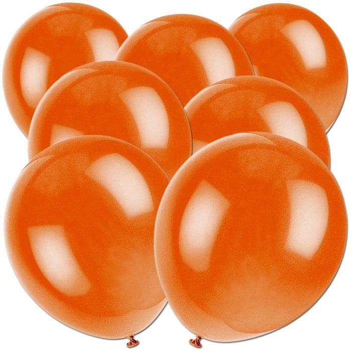 Latexballons orange 50er, 30,4 cm