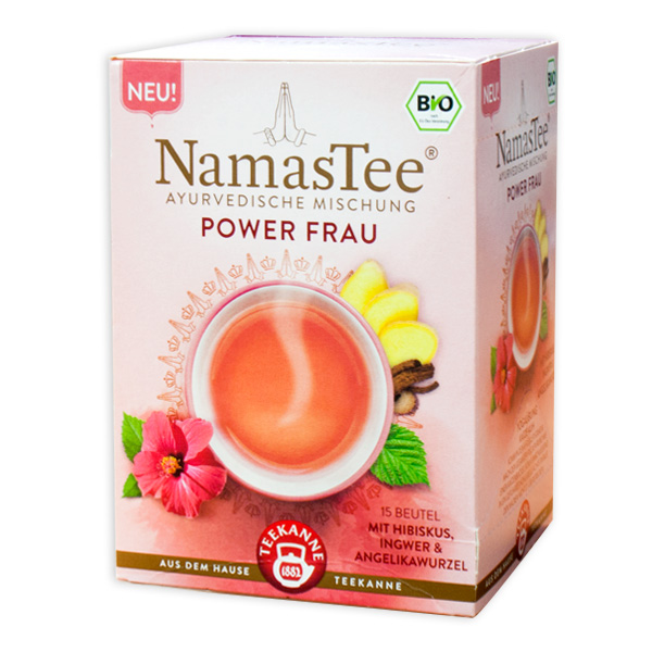 Namastee, Ayurvedische Bio-Tee-Mischung "Power Frau", 15 Beutel