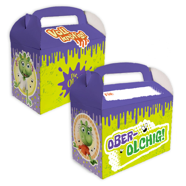 Geschenkeboxen Die Olchis, 8er, Pappe, 150 x 80 x 95mm