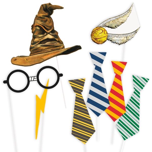 Fotorequisiten-Set "Harry Potter", 8-teilig