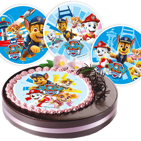 Paw Patrol - Tortenaufleger, Ø 21cm, 1 Stk. Paw Patrol - Tortenaufleger, Ø 21cm, 1 Stk.