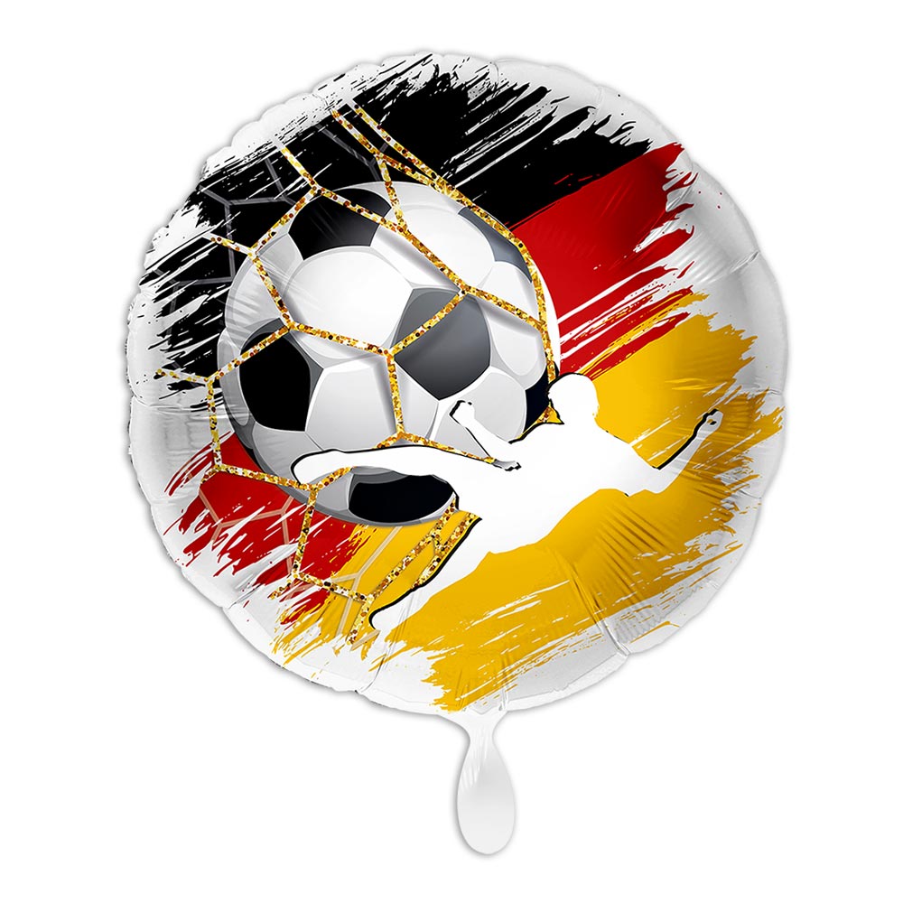 Fußball, Deutschland, Folienballon rund Ø 34 cm