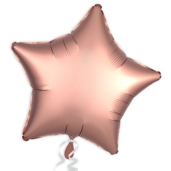 Ballongas-Set, Happy Birthday in rosa-gold, 30er Heliumflasche + Ballons