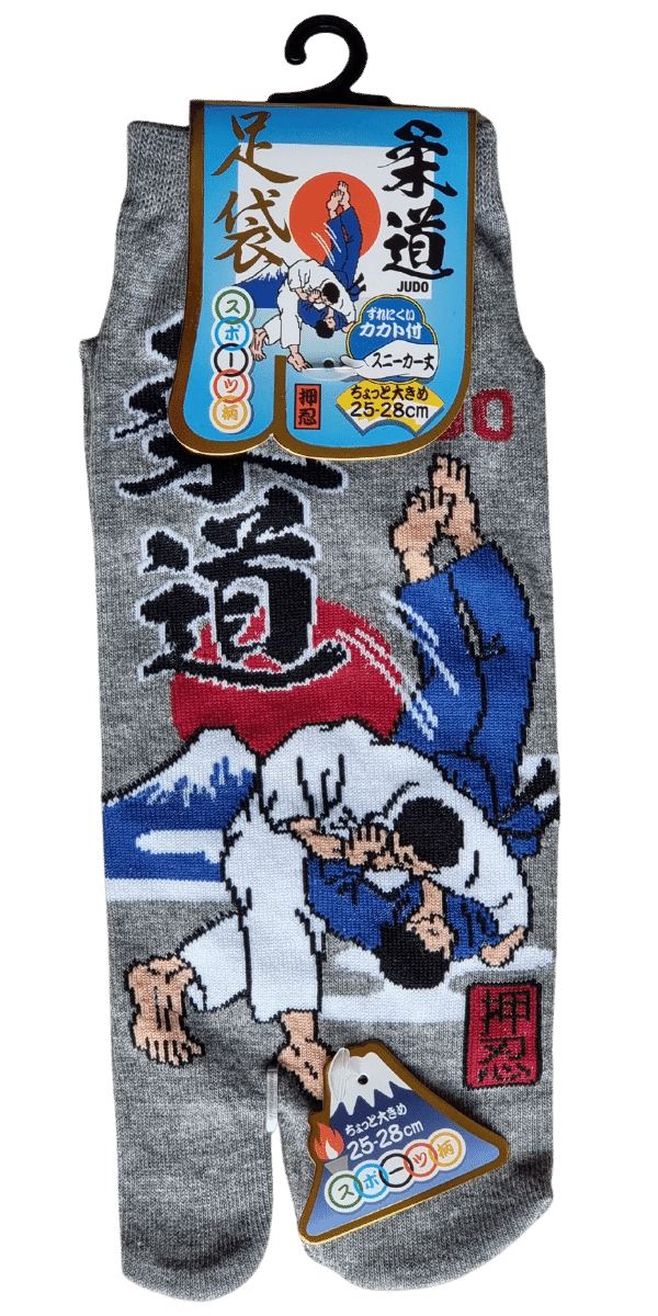 Tabi Socken Zehensocken Judo grau