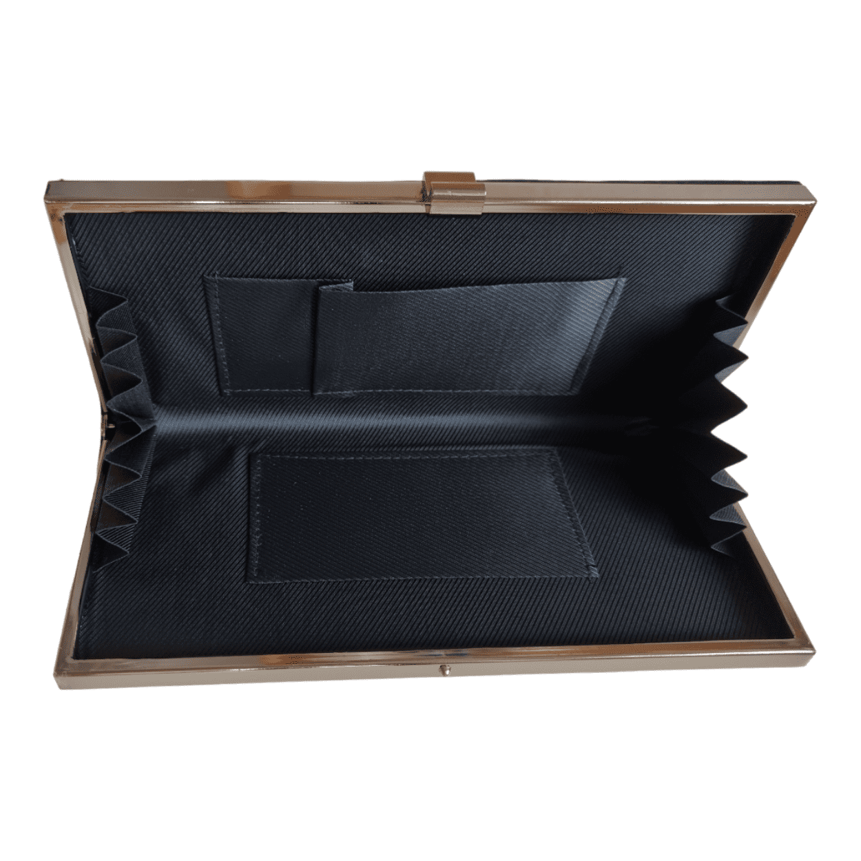 japanische Vintage Handtasche Clutch schwarz