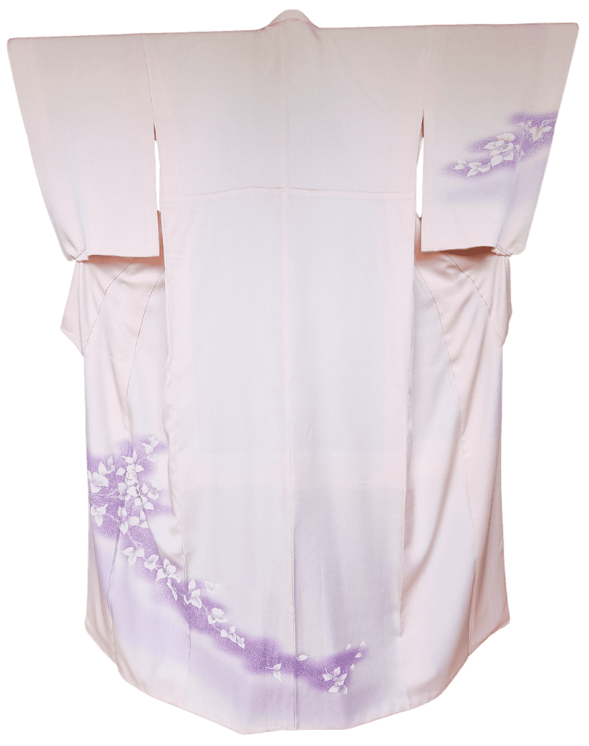 Vintage Houmongi Kimono Damen Strasssteine