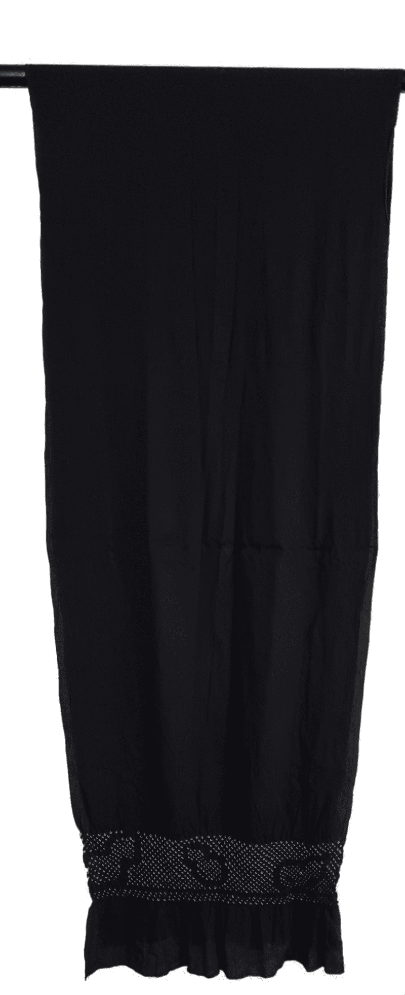 Heko Obi in schwarz mit Flaschenkürbis Details
