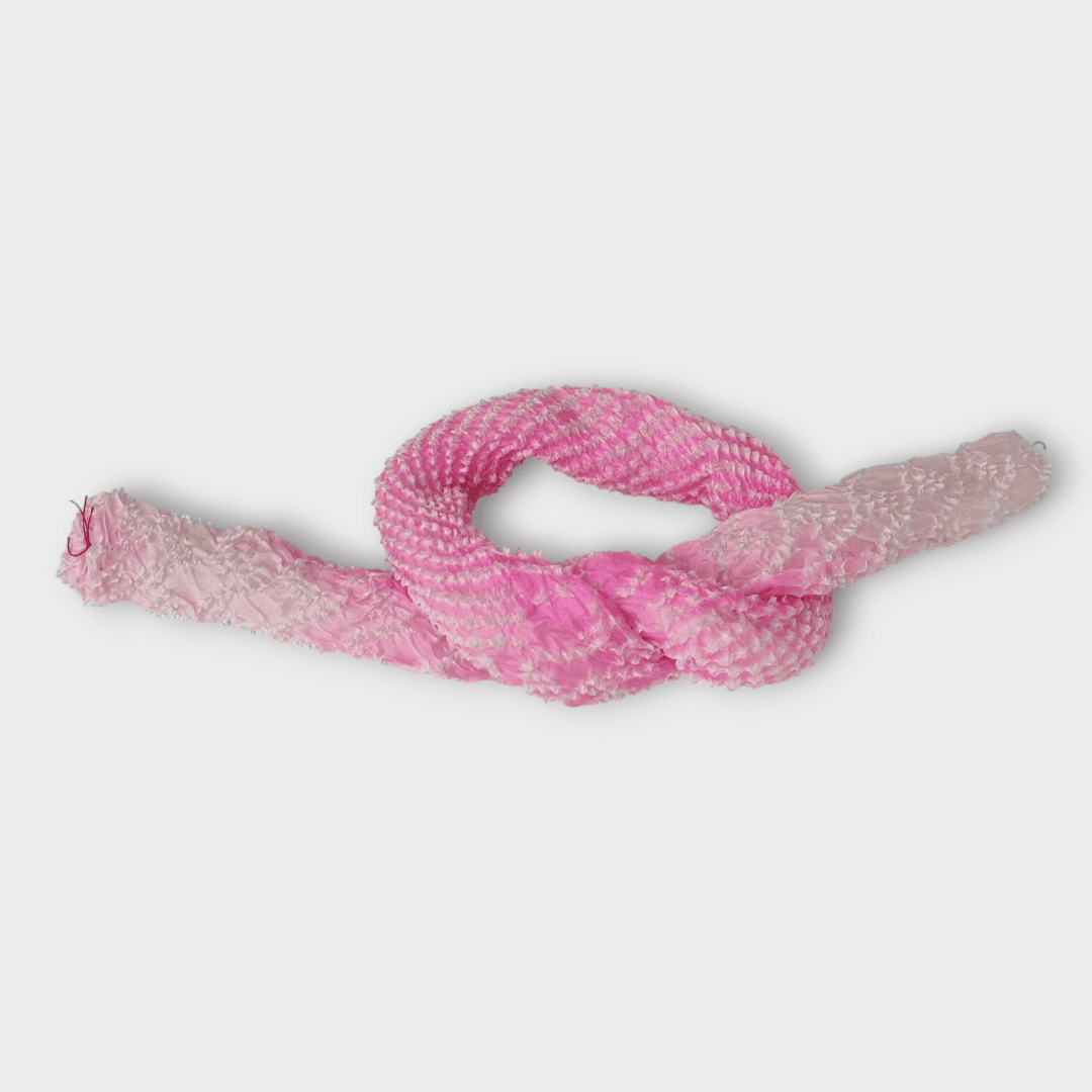 Vintage Chinkoro Haarband Rosa Shibori