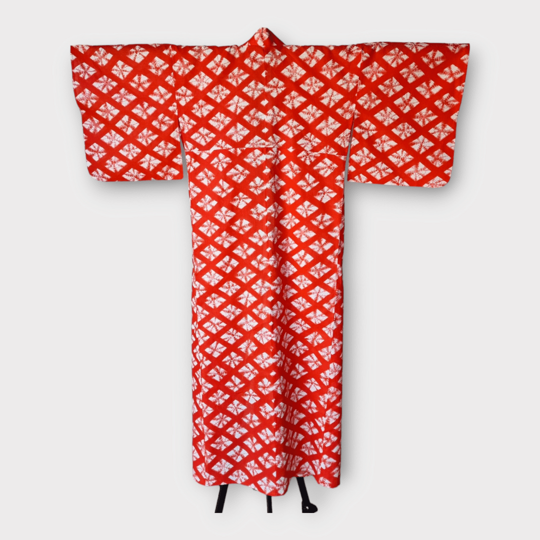Yukata Damen Rot Batik