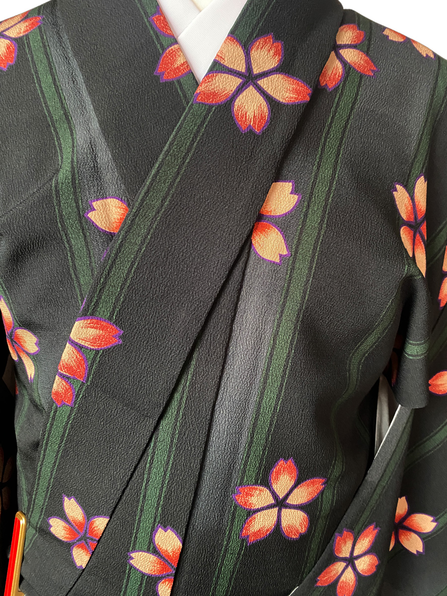 Kimono Cherry Blossom Detail