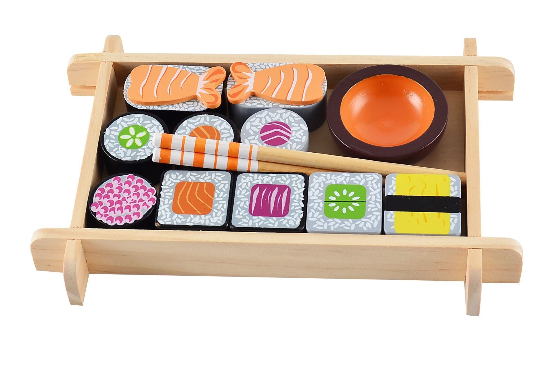 Holz Sushi Set