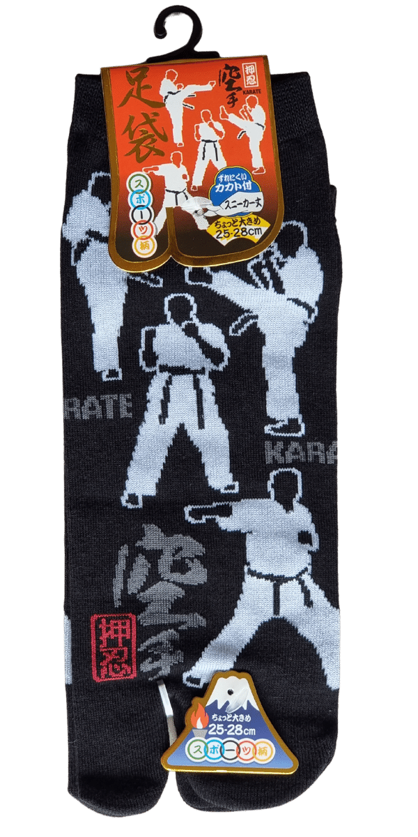 Tabi Socken Zehensocken Karate schwarz